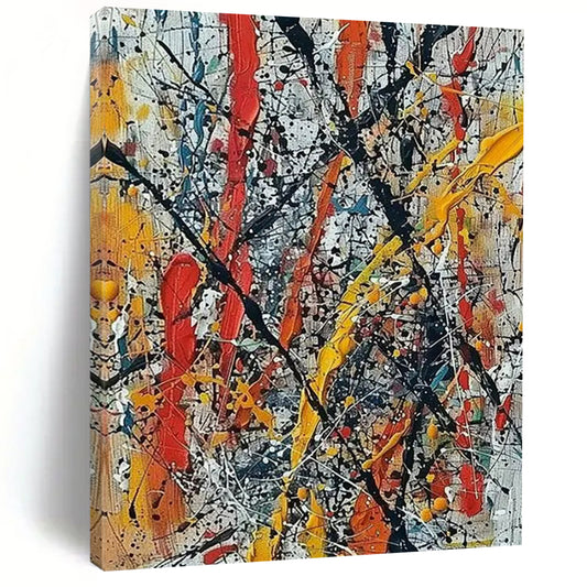Grandiose Hand-Painted Abstract Art for Bedroom & Hotel Lobby LargeART2355