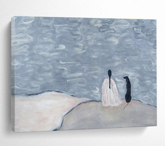 Colossal Abstract Wall Painting for Entryway & Bedroom DKH423