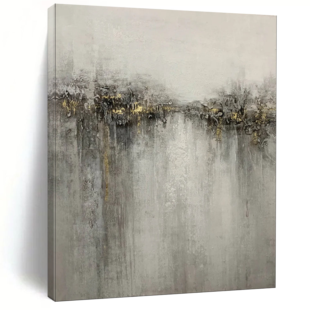 Rustic & Earthy Hand-Painted Custom Abstract Painting for Bedroom & Living Room LargeART1970