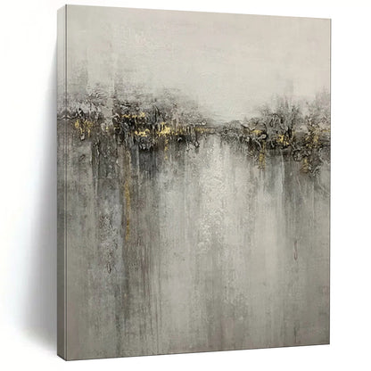 Rustic & Earthy Hand-Painted Custom Abstract Painting for Bedroom & Living Room LargeART1970