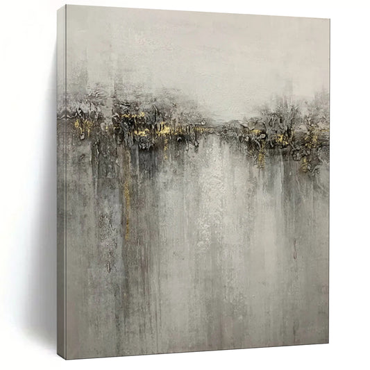 Rustic & Earthy Hand-Painted Custom Abstract Painting for Bedroom & Living Room LargeART1970