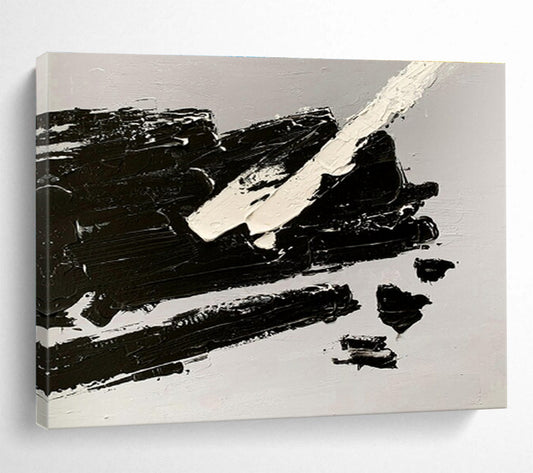 “Elemental Fusion” Oversized Abstract Art for Office & Dining Room DKH284