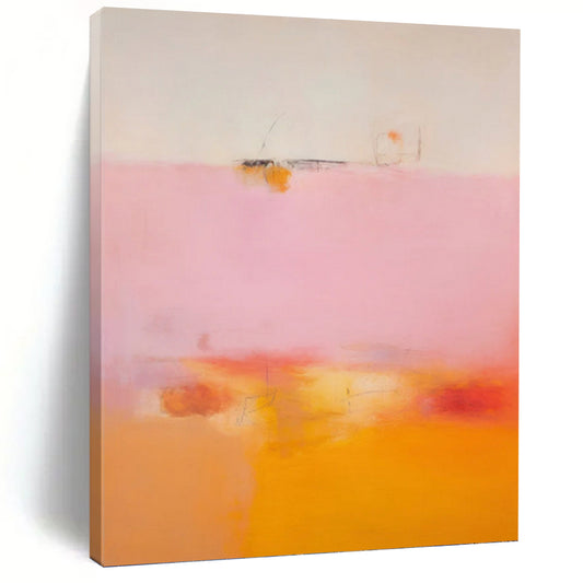 Custom - Tailored Hand - Painted Textured Abstract Canvas for Bedroom & Office DKH0992
