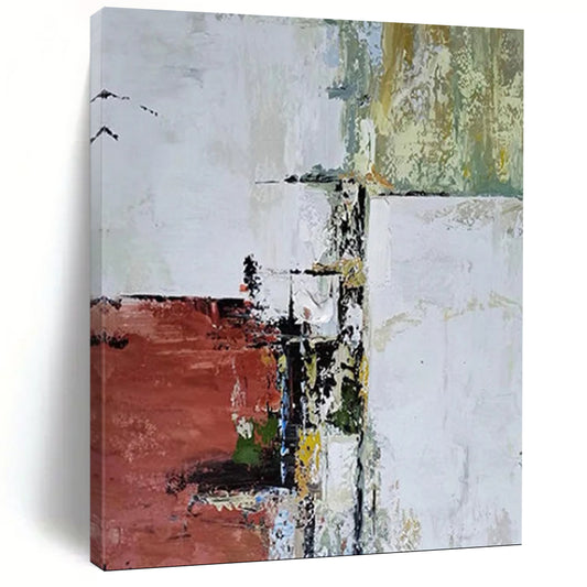 Grandiose Hand - Painted Textured Custom Abstract Art for Dining Room and Bar DTP039