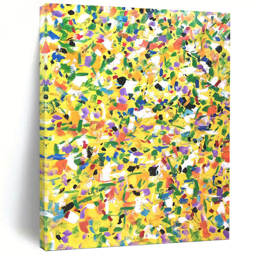 Stupendous Vertical Hand - Painted Custom Abstract Dithyramb (with Expressive Textures) for Living Room and Bar DKH1571