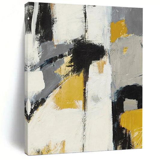 Colossal - Dimensioned Vertical Hand - Painted Custom Abstract Tapestry (with Lush Textures), for Arranging in Dining Room and Hotel Lobby DKH1525