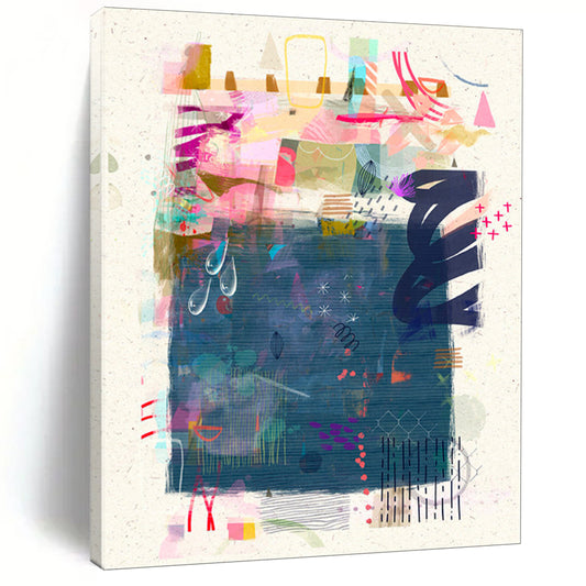 Large-Scale Custom Hand-Painted Abstract Art for Office & Bar LargeART1822