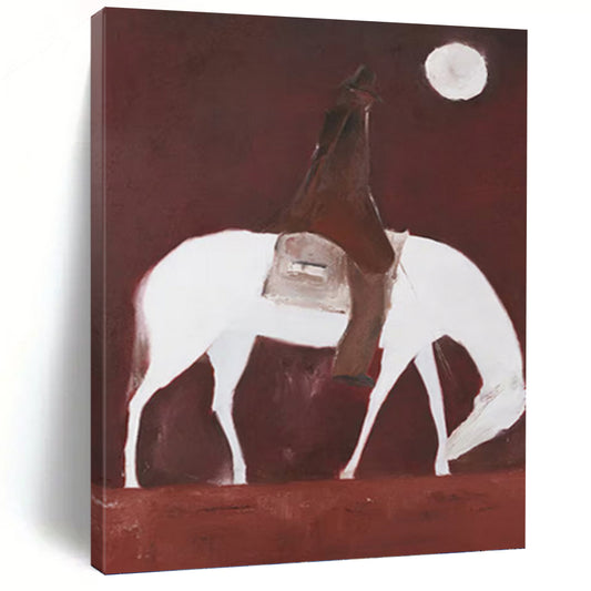 Large - Sized Elegant Hand - Painted Textured Abstract Canvas for Hallway & Living Room DKH1425