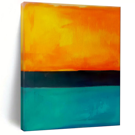 Luminous & Exuberant Hand-Painted Bespoke Abstract Painting for Bar & Hotel LargeART1949