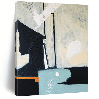 Ravishing Monumental Hand-Painted Abstract Wall Art: Beautify Your Entryway & Dining Room LargeART2378