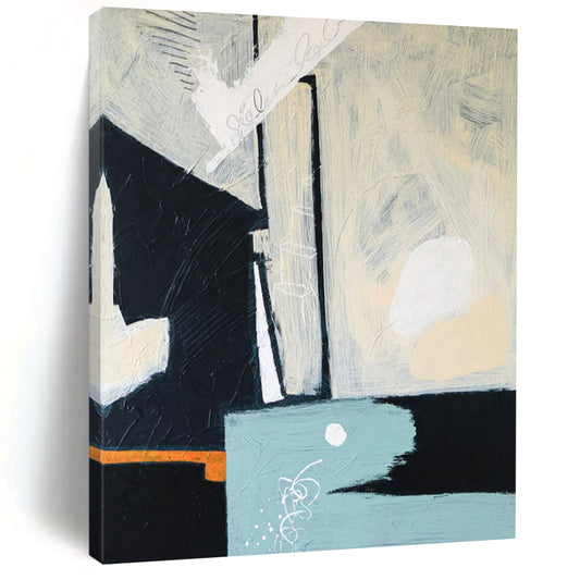 Ravishing Monumental Hand-Painted Abstract Wall Art: Beautify Your Entryway & Dining Room LargeART2378