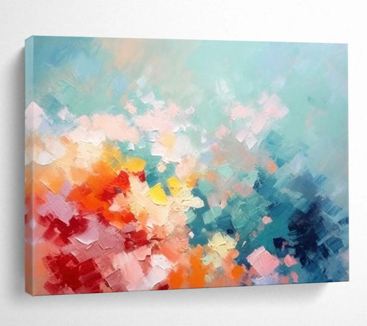 Pastel Abstract Clouds - Dreamy Bedroom Whimsy DLZ058
