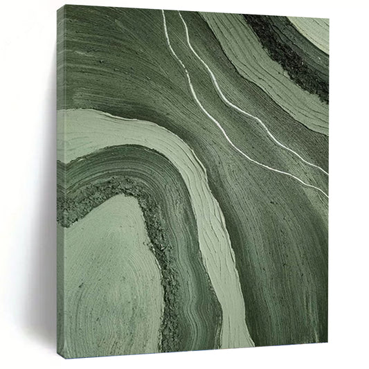 Immense - Format Hand - Painted Custom Abstract Work (with Intricate Textures), for Dining Room and Hallway DKH1484