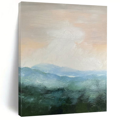 Extended Hand - Painted Textured Custom Abstract Painting for Bedroom and Bar DTP010