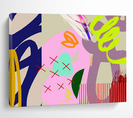 “Eclipse Pulse” Oversized Abstract Art for Office & Dining Room DKH200