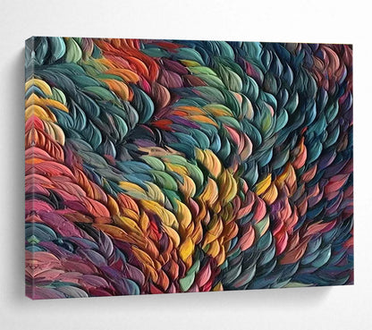 Distinguished Original Grand Textured Hand - Applied Abstract Canvas for Focal Statements DKH857