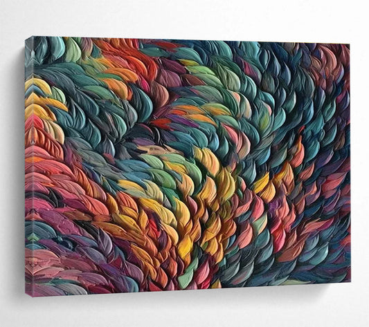Distinguished Original Grand Textured Hand - Applied Abstract Canvas for Focal Statements DKH857