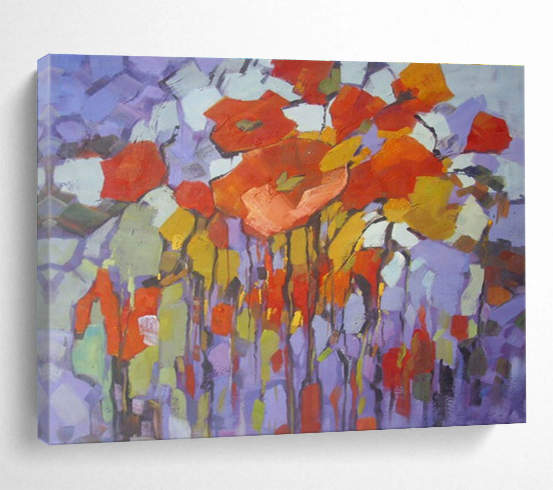 Whimsical Original Hand - Rendered Textured Large Abstract Work for Playful Interiors DKH853