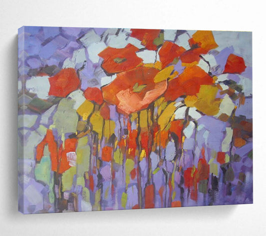 Whimsical Original Hand - Rendered Textured Large Abstract Work for Playful Interiors DKH853