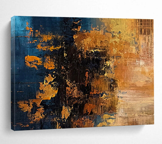 “Artistic Resonances” Large - Format Abstract Canvas for Dining Room & Living Room DKH267