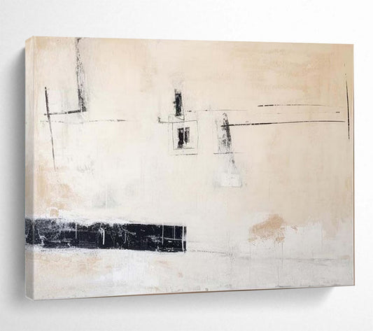 Massive-Sized Hand-Painted Abstract Art for Bedroom & Office LargeART1493