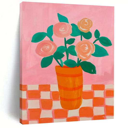 Oversized Hand-Painted Abstract Wall Art for Office & Entryway LargeART2258