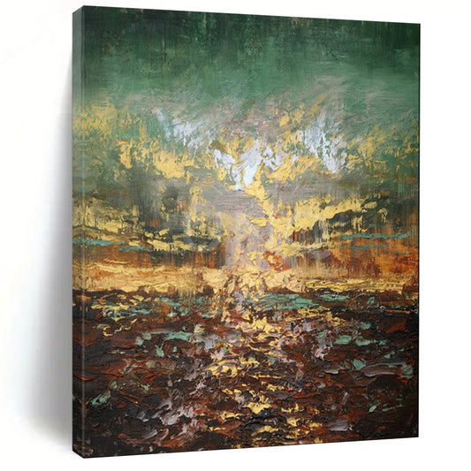 Large-Scale Custom Hand-Painted Abstract Art for Bedroom & Hotel LargeART1942