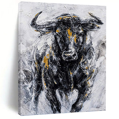 Large - Sized Hand - Painted Abstract Custom Painting (with Three - Dimensional Textures), for Hallway and Living Room DKH1455