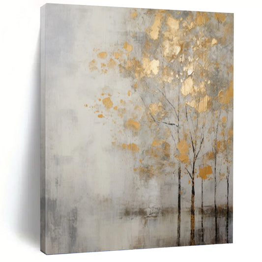 Grand Custom - Painted Textured Canvas Abstract for Entryway & Bar DKH1055