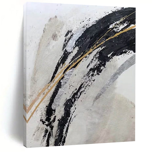 Hand-Painted Large Abstract Creations: Textured Styles for Bar & Hotel DTP249
