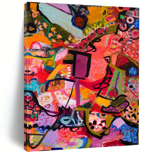 Handmade Big-Scale Abstract Art: Textured Details for Hotel & Entryway DTP295