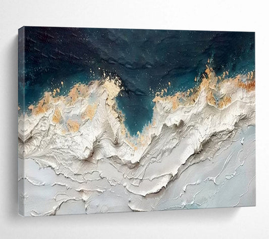 Plush Abstract Mural for Entryway & Hotel Lobby LargeART1749
