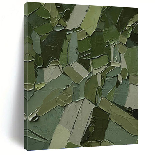 Immense Hand - Painted Textured Abstract Artwork for Gym & Fitness Studio DKH1211