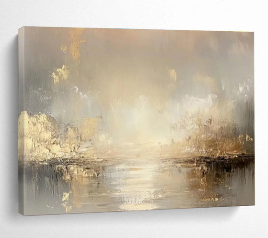 “Harmonic Visions” Large - Format Abstract Canvas for Dining Room & Living Room DKH323