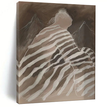 Textured & Artistic Abstract Canvas Art for Office & Bar LargeART2030