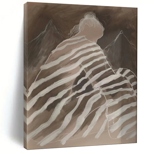 Textured & Artistic Abstract Canvas Art for Office & Bar LargeART2030