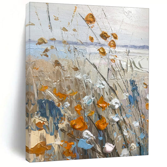 Hand-Painted Custom Abstract Canvas for Bedroom & Living Room LargeART1839