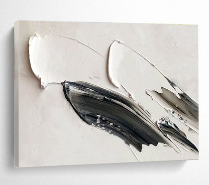 Modern Large Abstract Mural with Sleek Textured Layers for Office & Hallway DKH908