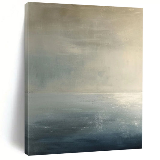 Custom Hand-Painted Abstract Masterpieces: Textured Beauty for Hotel & Entryway DTP299