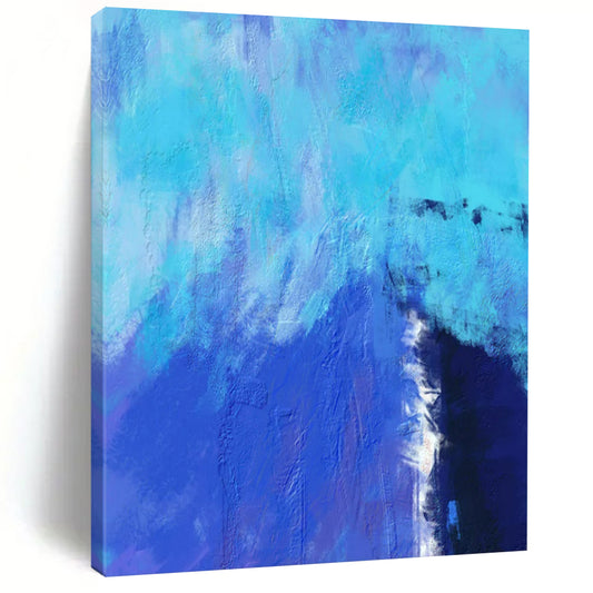 Enormous-Scale Hand-Painted Abstract Wall Installations for Living Room & Hotel LargeART2334