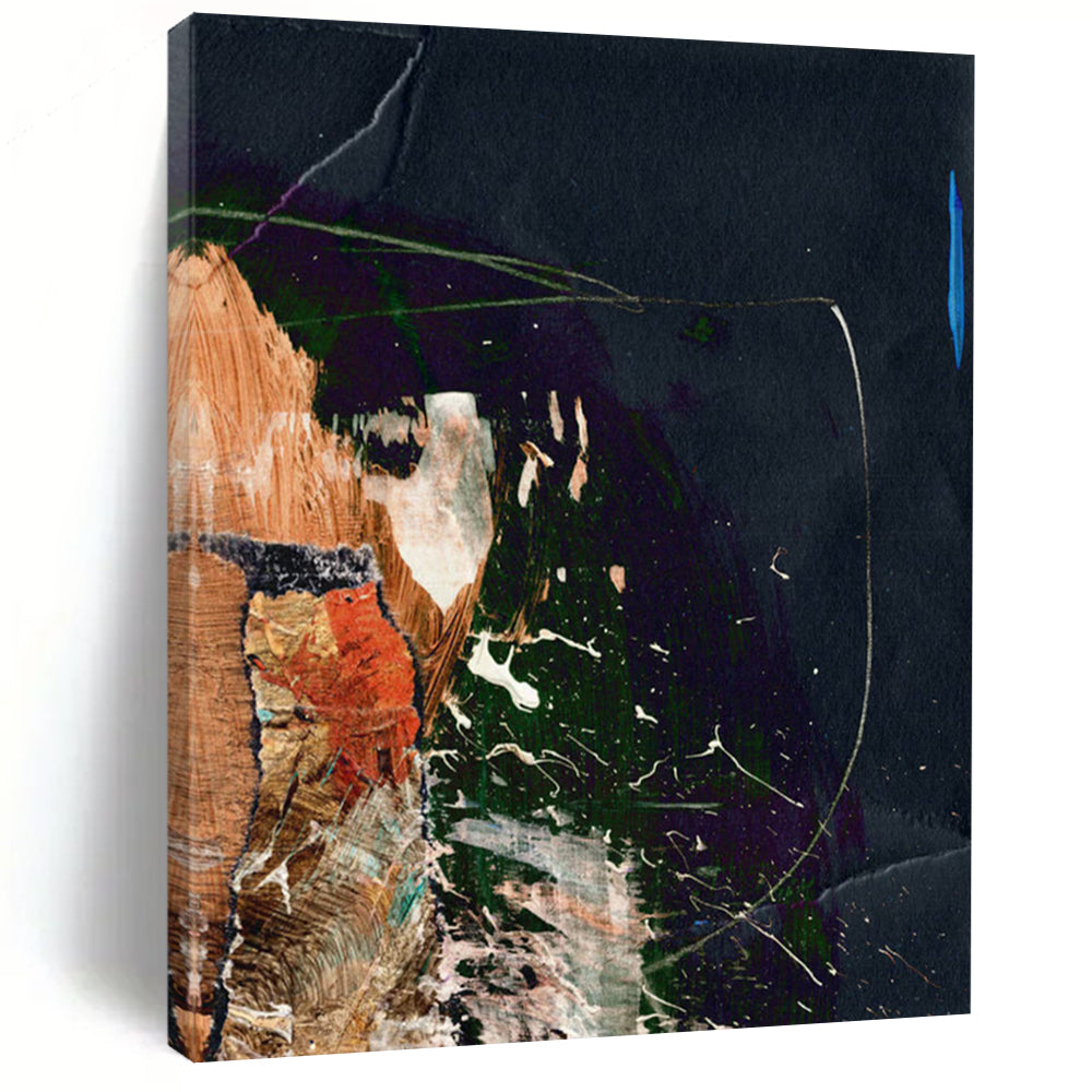 Custom Abstract Paintings: Big Sizes, Hand-Painted, Textured Beauty DTP170