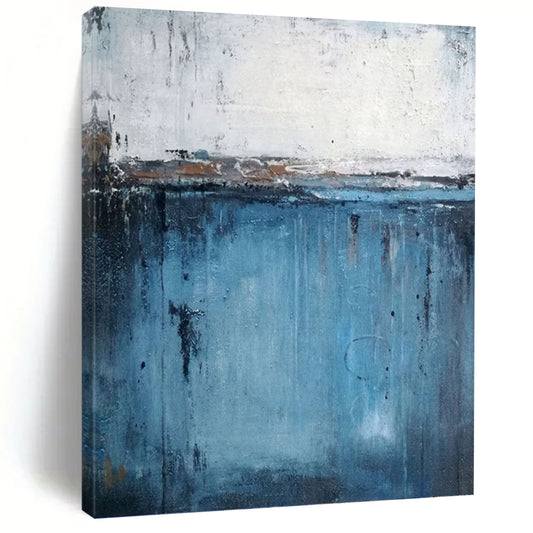 Majestic Vertical Hand - Painted Textured Custom Abstract Epoch for Living Room and Hotel DKH1558