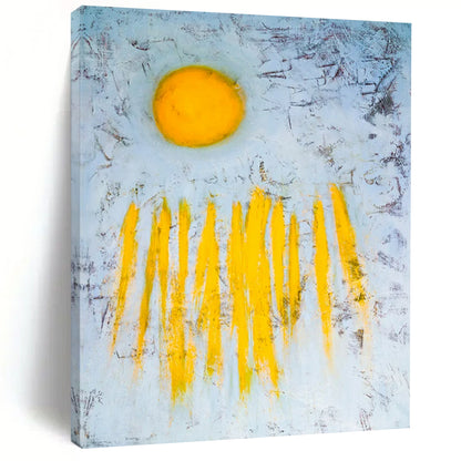Gorgeous Large-Format Hand-Painted Abstract Canvases: Enchant Your Bedroom & Bar LargeART2377