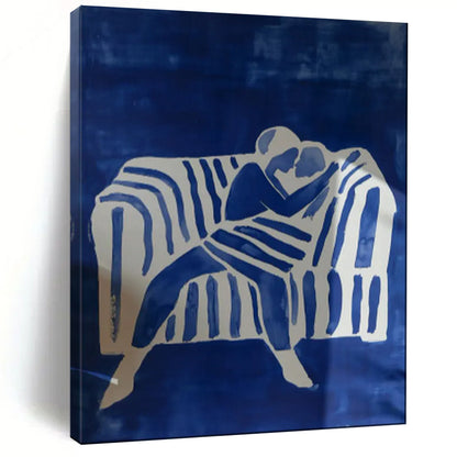 Dynamic & Movement-Filled Abstract Canvas Art for Bar & Hotel LargeART2036