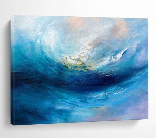 “Innovative Flows” Large - Sized Abstract Wall Art for Bar & Office DKH281