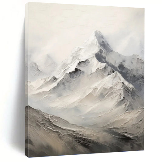 Harmoniously Oversized Hand - Painted Textured Abstract Painting for Greenhouse & Botanical Garden DKH1256