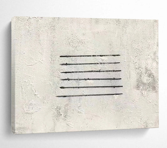 Subtle Line Etching - Minimalist Living Room or Office Art DLZ262