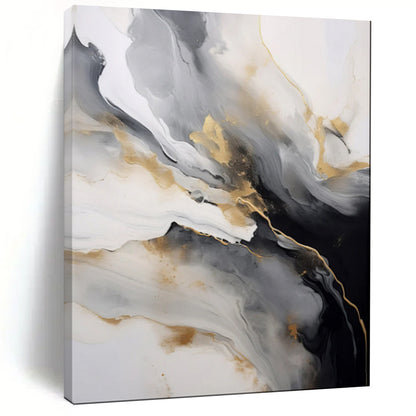 Classic Textured Abstract Wall Art for Dining Room & Library LargeART2066