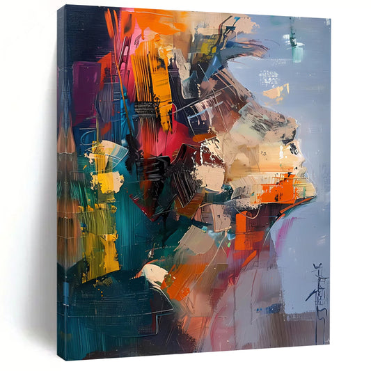 Hand-Painted Large Custom Abstract Creations for Bedroom & Office DTP285