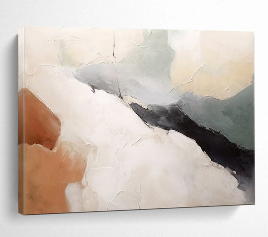 Giant Hand-Painted Abstract Wall Art for Dining Room & Bar LargeART1510